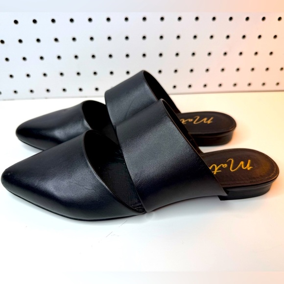 Matisse Women's Leather Berlin Mule Black Pointed Toe Slip On Shoes 7.5M - Picture 1 of 16
